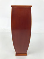 Japanese Lacquered Wood Flower Vase Vtg Kabin Ikebana Arrangement Shunkei FK184