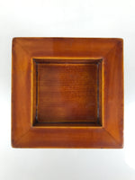 Japanese Lacquered Wood Flower Vase Vtg Kabin Ikebana Arrangement Shunkei FK184