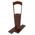 Japanese Lacquered Wood Flower Vase Vtg Kabin Ikebana Arrangement Shunkei FK185