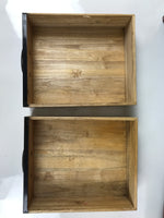 Japanese Lacquered Wooden Floor Desk Vtg Low Table 2 Drawers Cabinet Red T408