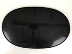 Japanese Lacquered Wooden Flower Vase Stand Vtg Oval Kadai Ikebana Bonsai WT588