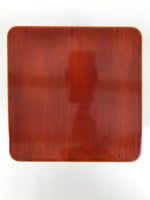 Japanese Lacquered Wooden Lunch Box Bento Jubako Shunkei Two Tiers Brown L557