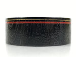 Japanese Lacquered Wooden Sake Snack Cup Vtg Kobachi Bowl Black Gold Red L527