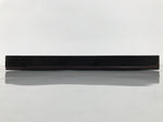 Japanese Lacquered Wooden Serving Tray Obon Vtg Square Simple Plain Black L565
