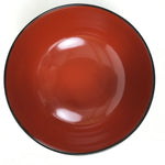 Japanese Lacquerware Bowl Vtg Aizu-Nuri Urushi Makie Red Black Owan Soup LB123
