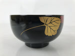 Japanese Lacquerware Bowl Vtg Aizu-Nuri Urushi Makie Red Black Owan Soup LB126