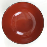 Japanese Lacquerware Bowl Vtg Aizu-Nuri Urushi Makie Red Black Owan Soup LB127