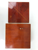 Japanese Lacquerware Shunkei-Nuri Bento Box Kashiki Kashiwan Tea Ceremony L554