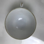 Japanese Meito Porcelain Western Teacup Vtg Iris Flower Pink Purple TC530