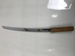 Japanese Metal Costume Sword Imitation Chisa Katana Wakizashi Wood Sheath JK847