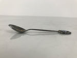 Japanese Metal Spoon Vtg Teaspoon Small Coffee Silver Emblem Paper Box JK929