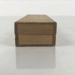 Japanese Metal Spoon Vtg Teaspoon Small Coffee Silver Emblem Wooden Box JK931