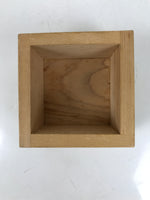 Japanese Miniature Wooden Measuring Cup Masu Decoration Kanji Congaturation L542