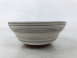 Japanese Mishima Ceramic Pottery Small Bowl Vtg Deep Kobachi White Gray Y423