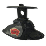 Japanese Nachi Guroishi Black Stone Statue Paperweight Vtg Decorative Item JK843