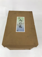 Japanese Obon Paper Chochin Electric Lantern Vtg Flower Chrysanthemum Kikyo LT91