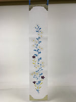 Japanese Obon Paper Chochin Electric Lantern Vtg Flower Chrysanthemum Kikyo LT91