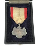 Japanese Order of the Rising Sun Medal Vtg Pawlonia 8th Class W/ Box JK812