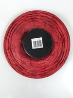 Japanese Paper Hanging Lantern Vtg Chochin Candle Holder Small Round Pink LT105