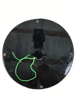 Japanese Paper Hanging Votive Lantern Vtg Matsuri Cylinder White Red Black LT90