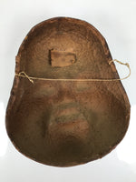 Japanese Paper Mache Noh Mask Okame Vtg Otafuku Smiling Woman Nohmen Kagura OM90