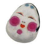 Japanese Paper Mache Noh Mask Okame Vtg Otafuku Smiling Woman Omen Kagura OM105