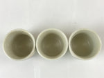 Japanese Porcelain 7 Luck Gods Sake Cup Set Vtg Tsubomi Ochoko Guinomi G153