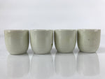 Japanese Porcelain 7 Luck Gods Sake Cup Set Vtg Tsubomi Ochoko Guinomi G153