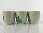 Japanese Porcelain 7 Luck Gods Sake Cup Set Vtg Tsubomi Ochoko Guinomi G153