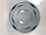 Japanese Porcelain Donburi Bowl Soba Udon Noodle Soup Blue White Sometsuke Y398