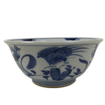 Japanese Porcelain Donburi Bowl Soba Udon Noodle Soup Blue White Sometsuke Y404