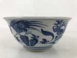 Japanese Porcelain Donburi Bowl Soba Udon Noodle Soup Blue White Sometsuke Y405