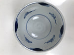 Japanese Porcelain Donburi Bowl Soba Udon Noodle Soup Blue White Sometsuke Y406
