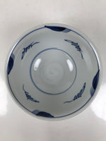 Japanese Porcelain Donburi Bowl Soba Udon Noodle Soup Blue White Sometsuke Y407