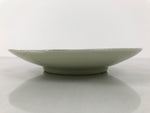 Japanese Porcelain Plate Sara Vtg Kozara Nanten Sacred Bamboo Leaf Celadon Y461