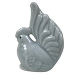 Japanese Porcelain Rooster Toothpick Holder Youjitate Zodiac Figurine Blue Y535