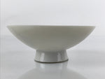 Japanese Porcelain Sake Cup Vtg Sakazuki Guinomi Crane Sunrise Pine White G198