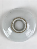 Japanese Porcelain Sake Cup Vtg Sakazuki Guinomi Minogame Turtle White Gold G253