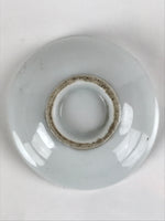 Japanese Porcelain Sake Cup Vtg Sakazuki Guinomi Minogame Turtle White Gold G255