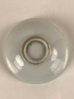 Japanese Porcelain Sake Cup Vtg Sakazuki Guinomi Minogame Turtle White Gold G259