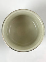 Japanese Porcelain Sake Cup Vtg Tsubomi Ochoko Guinomi Cherry Blossom Red G186