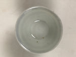 Japanese Porcelain Sake Cup Vtg Wan Ochoko Guinomi Sometsuke Blue Stripe G309