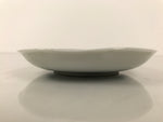 Japanese Porcelain Small Plate Mamezara Side Dish Chestnuts Kuri Blue White Y469