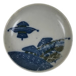 Japanese Porcelain Small Plate Mamezara Side Dish Sometsuke Blue Yajirobei Y435