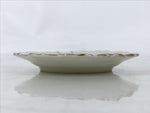 Japanese Porcelain Small Plate Mamezara Vtg Side Dish Pink Peony White Gold Y430