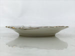 Japanese Porcelain Small Plate Mamezara Vtg Side Dish Pink Peony White Gold Y430