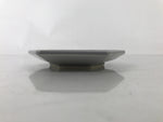 Japanese Porcelain Small Serving Plate Meimeizara Hexagon Pine Tree Gray Y217