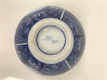 Japanese Porcelain Sometsuke Rice Bowl Owan Vtg Kobachi White Blue Bamboo Y516