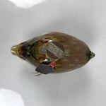 Japanese Porcelain Whisky Bottle Vtg Tokkuri Sake Wild Boar Zodiac Brown TS903