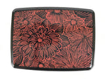Japanese Resin Lacquer Replica Lidded Bento Lunch Box Jubako Chrysanthemum L559